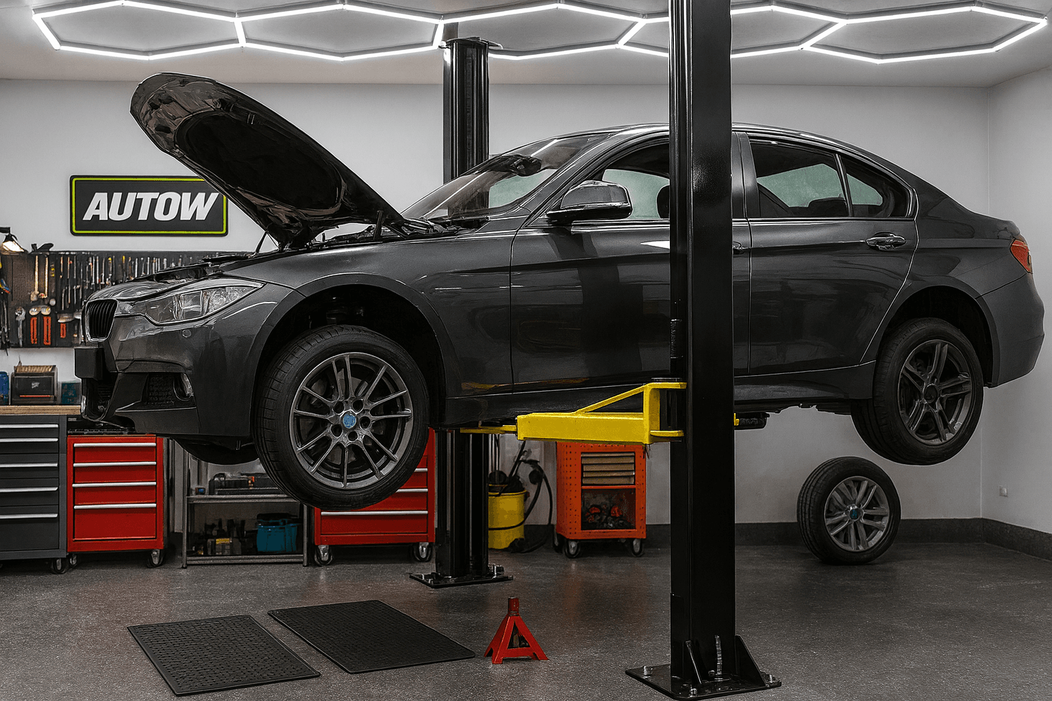 AuTow Garage Illustration